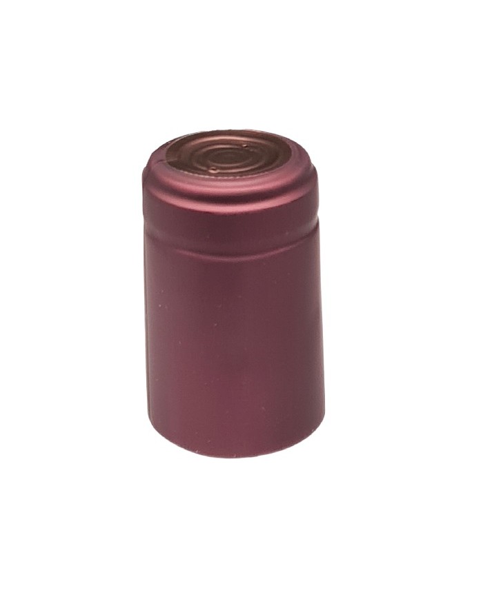 CAPSULA PVC D30X56 BORDEAUX  PZ 100