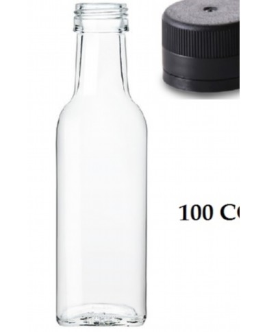 BOTTIGLIA PER OLIO DA 100 CC  CON TAPPO PZ  84
