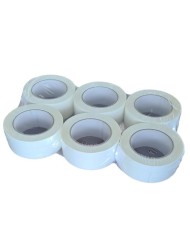 NASTRO ADESIVO  BIANCO CONFEZIONE 6 PZ