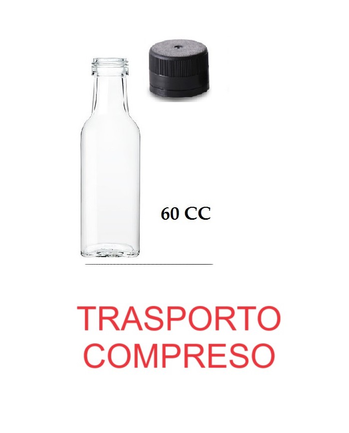 BOTTIGLIA PER ASSAGGIO OLIO DA  60 CC PZ 77