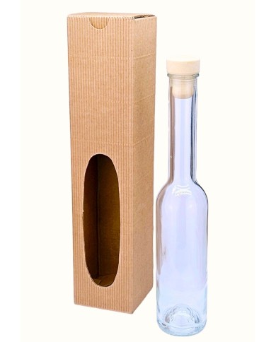 BOTTIGLIA BOMBONIERA PER LIQUORI DA 200 ML CON SCA
