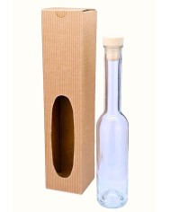 BOTTIGLIA BOMBONIERA PER LIQUORI DA 200 ML CON SCA