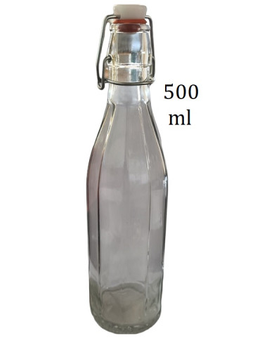 Bottiglia 500 Ml Con Aggancio Meccanico Pz 20