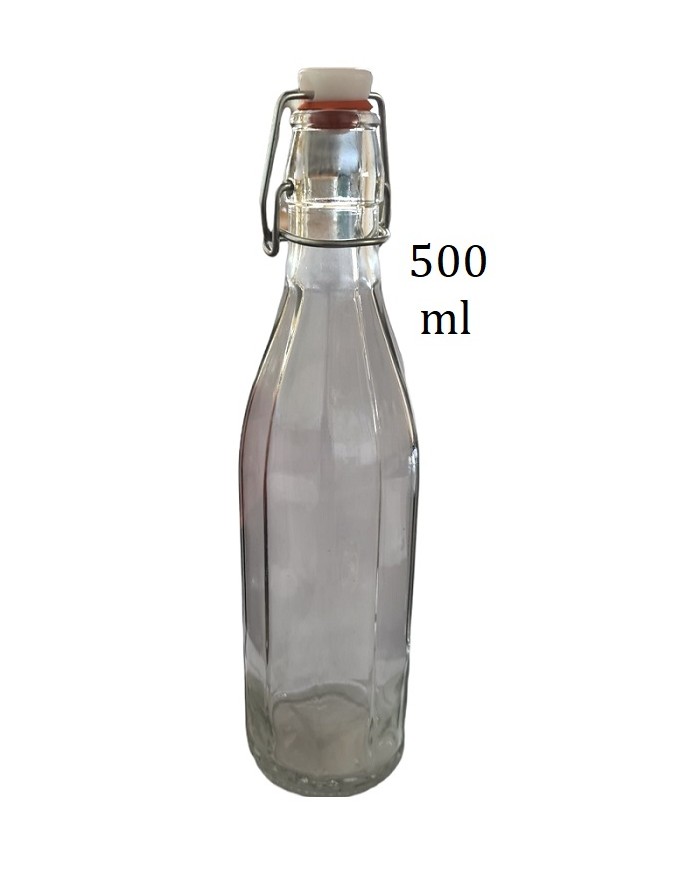 BOTTIGLIA  500 ML CON AGGANCIO MECCANICO PZ   20