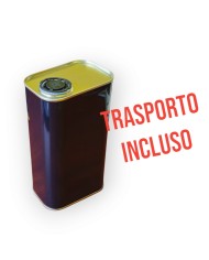 LATTINA PER OLIO LITRI 1 NERA CON TAPPO PZ 50
