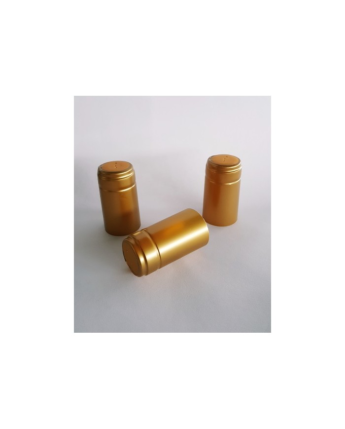 CAPSULA PVC D 30X58 ORO LUCIDO PZ 100