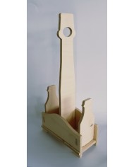 OLIERA IN LEGNO 2 POSTI BOTTIGLIE