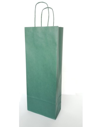 BUSTA DI CARTA VERDE CON MANIGLIE PEZZI 25