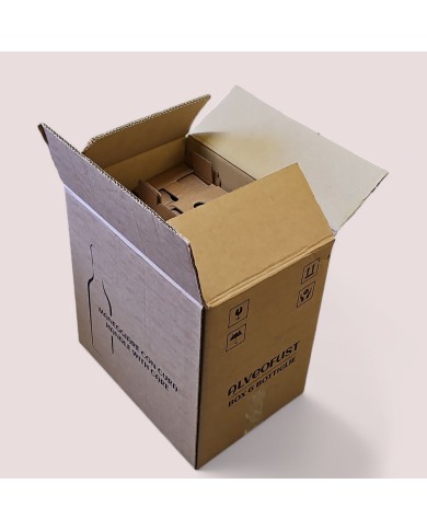 SCATOLE OMOLOGATA PER SPEDIZIONE 6 BOTTIGLIE PZ30