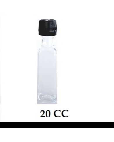 PET DA 20 CC CON TAPPO IN PLASTICA PEZZI  100
