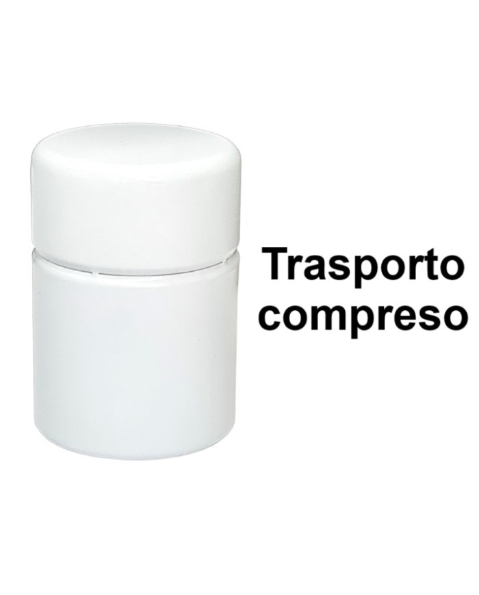 TAPPO ANTIRABBOCCO METALLICO BIANCO PZI 900