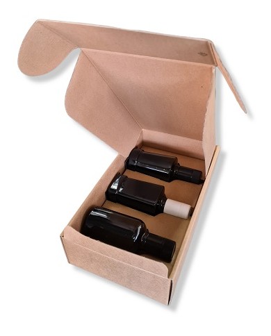 COFANETTO PER 3 BOTTIGLIE OLIO DA 250 CC PZ 10