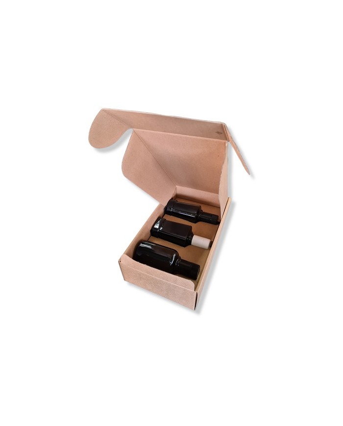 COFANETTO PER 3 BOTTIGLIE OLIO DA 250 CC PZ 10