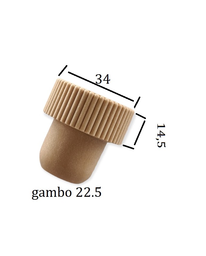 TAPPO A FUNGO CON VERSATORE 34X14X22.5 PZ100