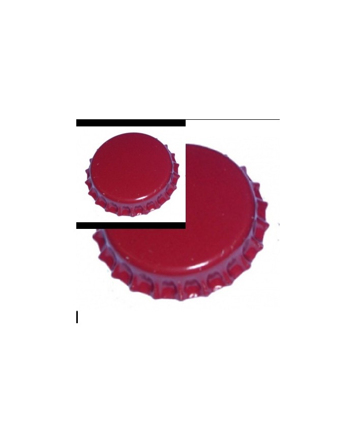 TAPPO CORONA D. 26 ROSSO PZ 200