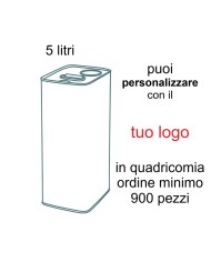 LATTINA PER OLIO PERSONALIZZATA DA 5 LITRI