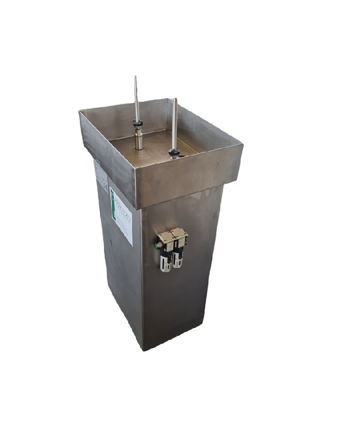 SOFFIATRICE USATA IN ACCIAIO INOX PER BOTTIGLIE