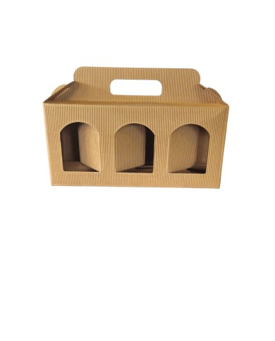 PORTAVASO 3 FINESTRE PER VASO 314 CC PZ 10