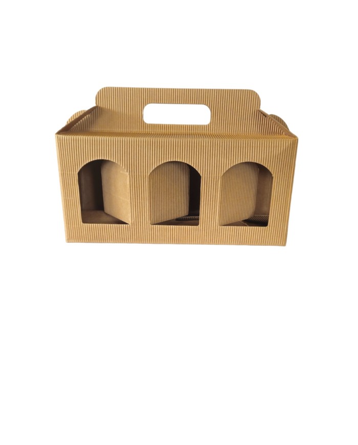PORTAVASO 3 FINESTRE PER VASO 314 CC PZ 10