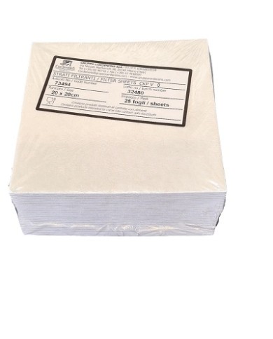CARTONI FILTRANTI V0 PZ 25 MISURA 20X20