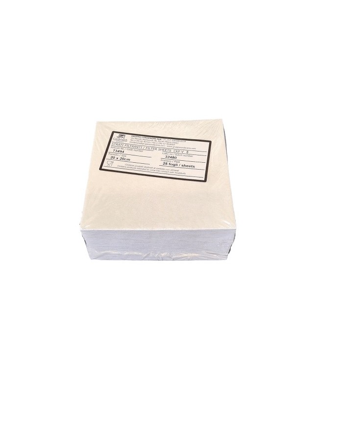 CARTONI FILTRANTI V0 PZ 25 MISURA 20X20