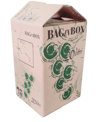 BAG IN BOX LITRI 20 CON SACCA E RUBINETTO PZ 10
