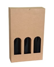 SCATOLA COFANETTO 3 BOTTIGLIE DA 250 E 500 ML PZ10