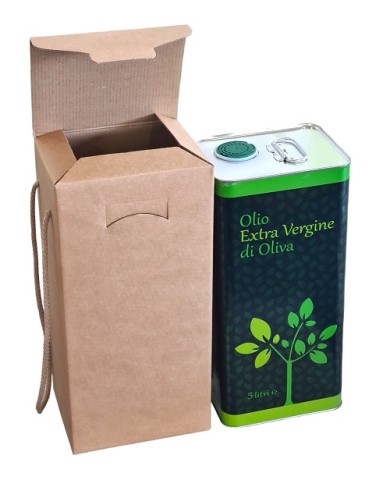SCATOLA REGALO PER LATTINA OLIO 5 LITRI PZ 30