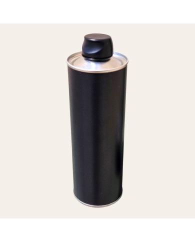 LATTINA PER OLIO CIRCOLARE 500 CC NERO PEZZI 70