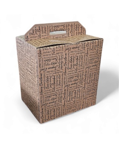PORTAPANETTONE + BOTTIGLIA PEZZI30