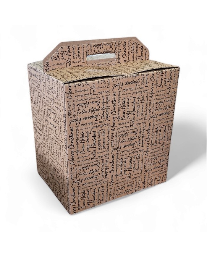 PORTAPANETTONE + BOTTIGLIA PEZZI30