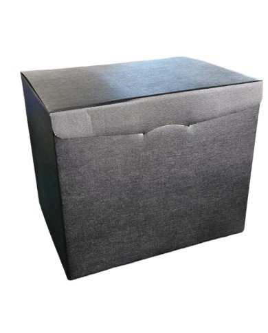 BAULETTO SETA NERO MISURA 440X340X370 H PZI 10