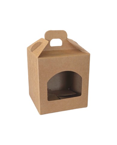 PORTA BARATTOLO IN VETRO MISURA 90X90X100