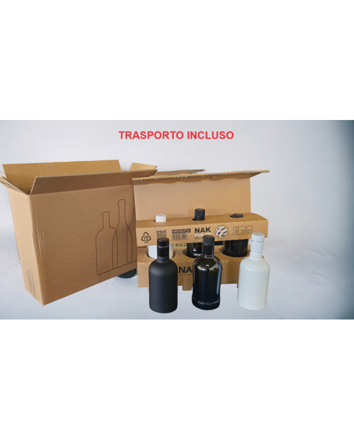 SCATOLA OMOLOGATA PER SPEDIRE 3 BOTTIGLIE OLEUM