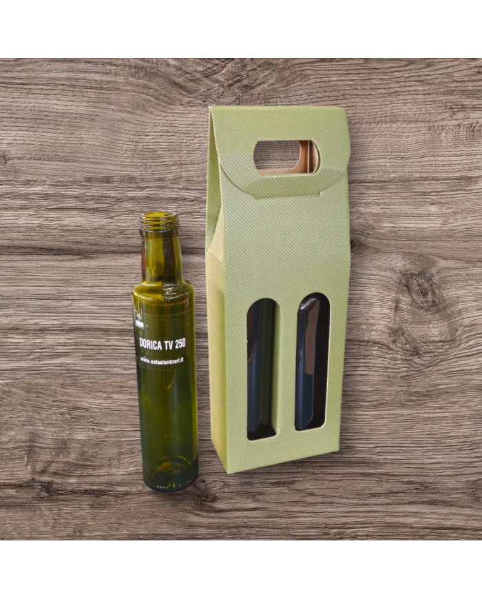 VALIGETTA REGALO PER 2 BOTTIGLIE DA 250 ML PEZZI