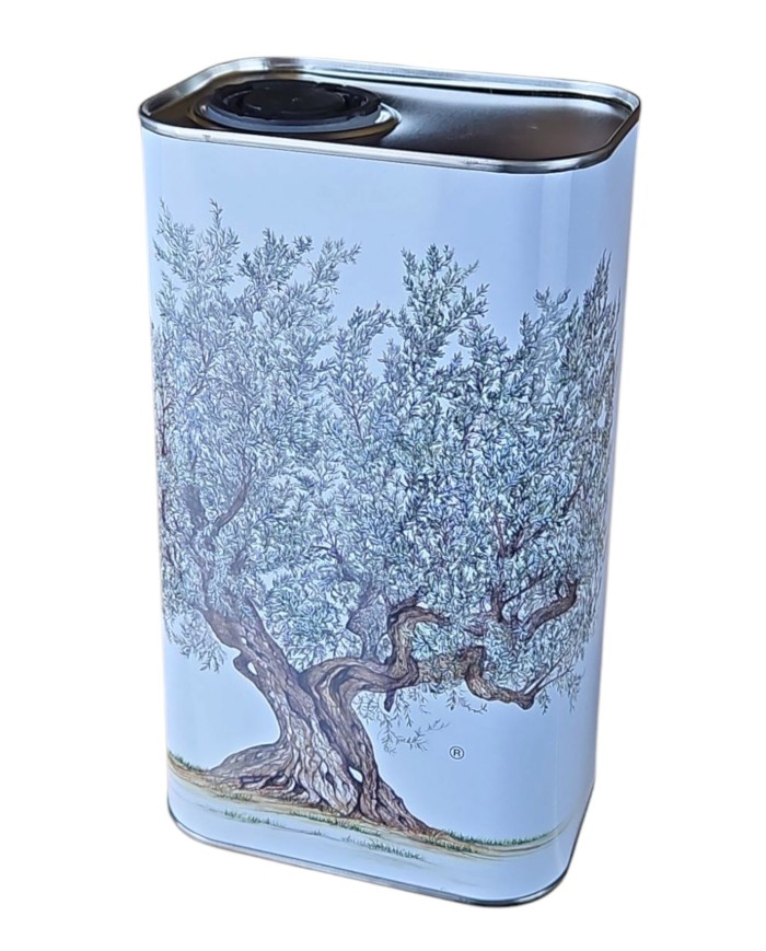 LATTINA PER OLIO LITRI 1 BIANCA CON TAPPO PEZZI 64