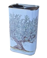 LATTINA PER OLIO LITRI 1 BIANCA CON TAPPO PEZZI 64