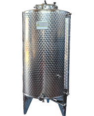 SILOS INOX DA 1000 LT DA STOCCAGGIO FONDO CONICO