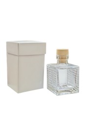 BOTTIGLIA  BOMBONIERA CUBICA 100 ML E SCATOLA PZ40