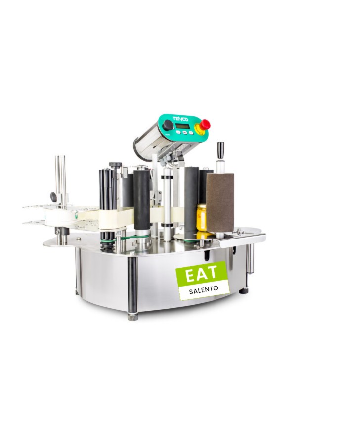 ETICHETTATRICE PER BOTTIGLIE IN VETRO LATTINE E V