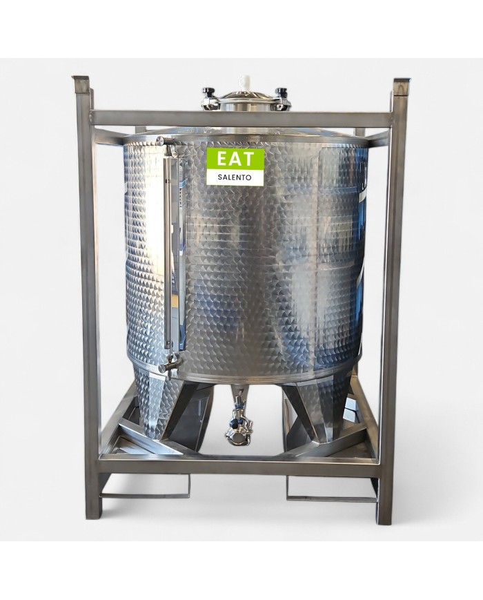 CONTENITORE IN ACCIAIO INOX 1100 HL 11 SOVRAPPOSTO