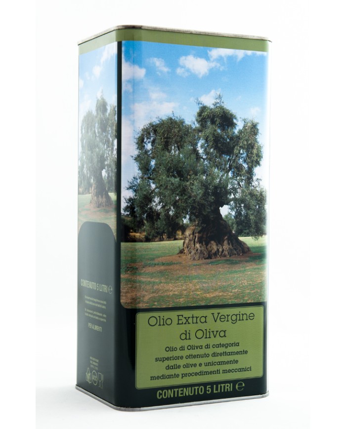 CONTENITORE PER OLIO DA LT 5  ALBERO EXTRA PZ 64