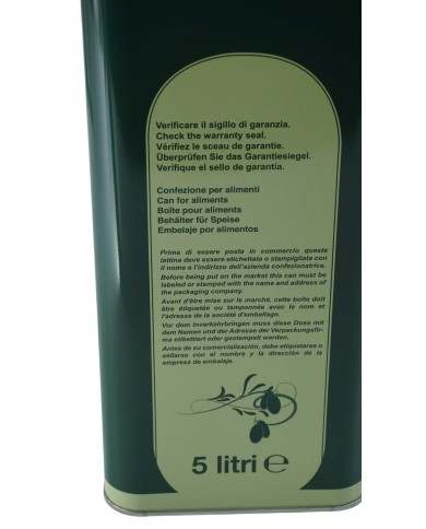 CONTENITORE PER OLIO DA LT. 5 PZ 64 VERDE FRASCA