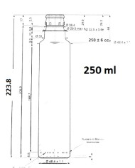 BOTTIGLIA ANTIRABBOCCO DORICA 250 CC  PZ 60