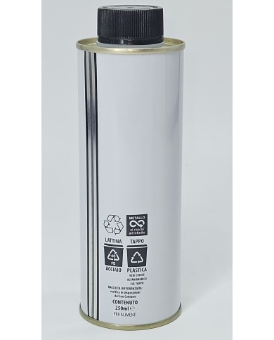 LATTINA CILINDRICA PER OLIO 250 CC PEZZI 120