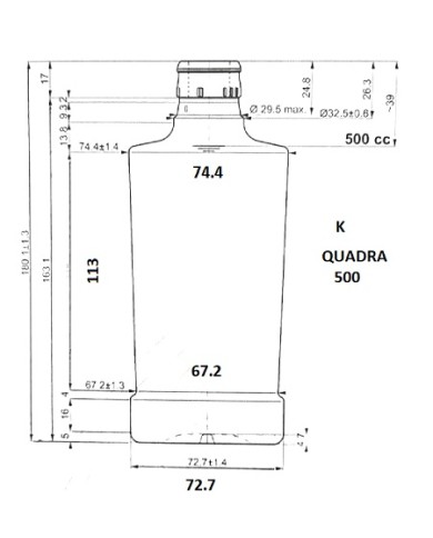 KING QUADRA ANTIRABBOCCO DA 500 CC PZ 20