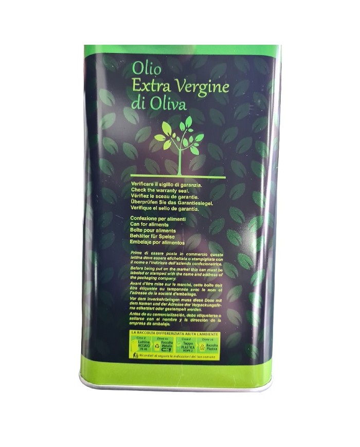CONTENITORE PER OLIO DOLIVA 5 LT PZ 64