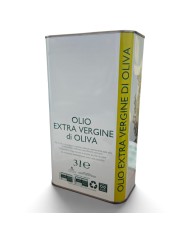 LATTA PER OLIO BIANCA DA 3 LITRI CON ALBERO PZ176