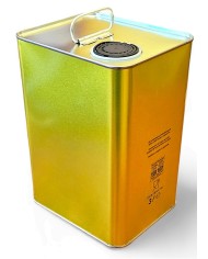 LATTA PER OLIO LT. 3 PEZZI 128 COLORE ORO
