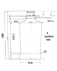 BOMBONIERA 500 CC CON SCATOLA ASTUCCIO PZ 40